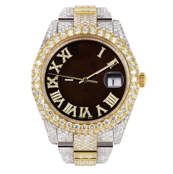 Новое поступление Роскошные Кварцевые часы с бриллиантами