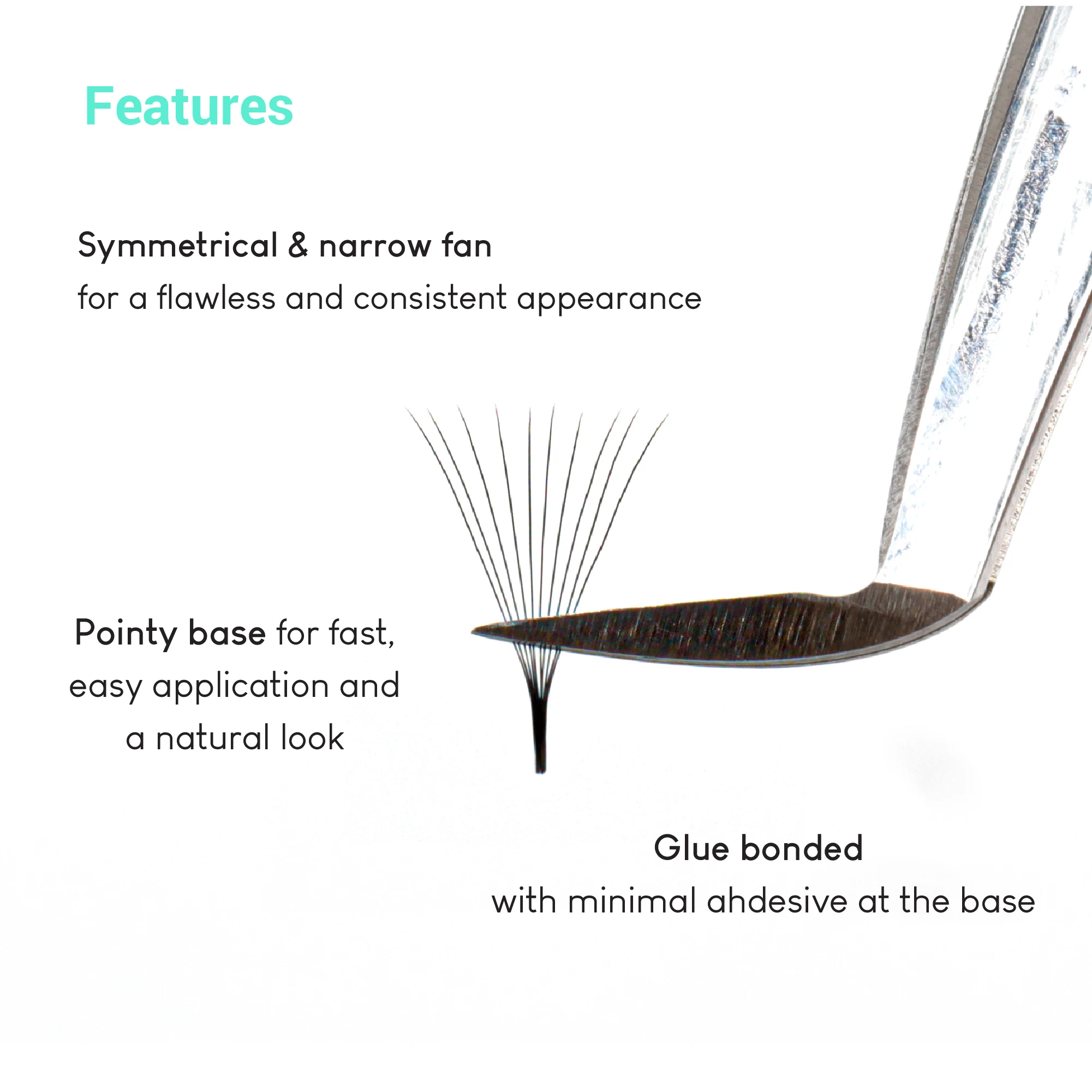 Premade silk fans korean pbt fibers lash extension premade fan 0.07m eco friendly lash supplies Korean PBT customize box