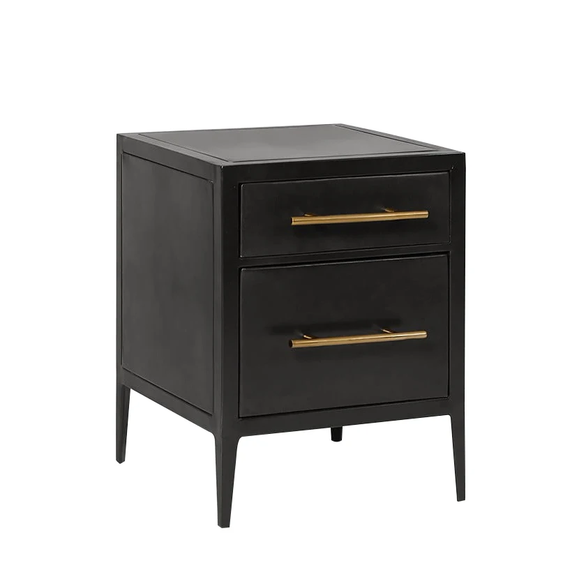 Modern Small Solid Wood Table Design for Bedroom Bedside & Living Room Luxury Minimalist with Application for Lamp