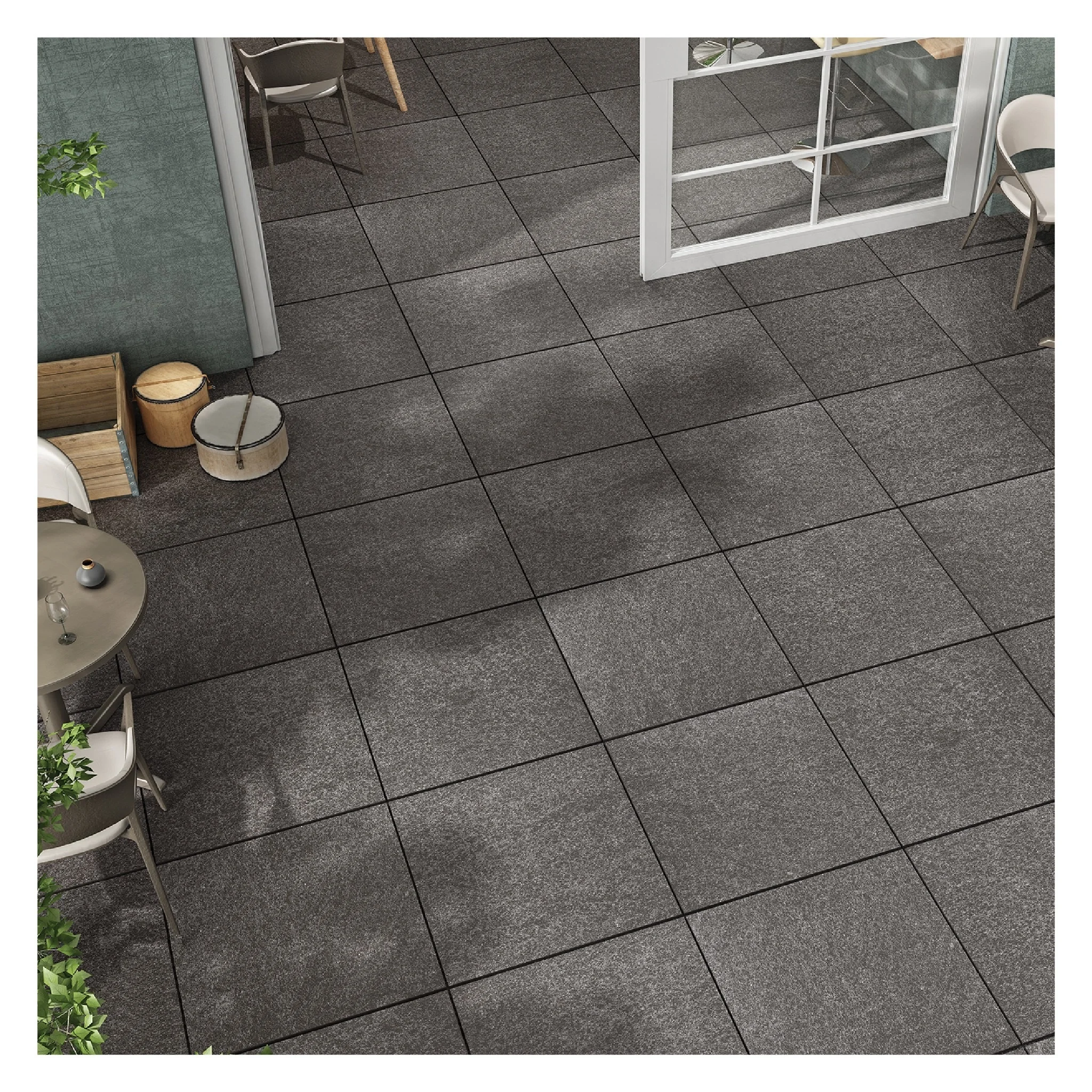 Magic Sliver Full Body Porcelain Tiles 60*60 cm Foshan Anti-Slip Tile Full Body 20mm Thick Exterior Porcelain Tiles 600*600 mm