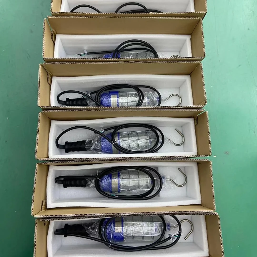 10~30w Class I Division 1 T6 IP68 UL-CUL Approved Portable Explosion Proof Led Handhold Lamp Inspection Light Hand Light