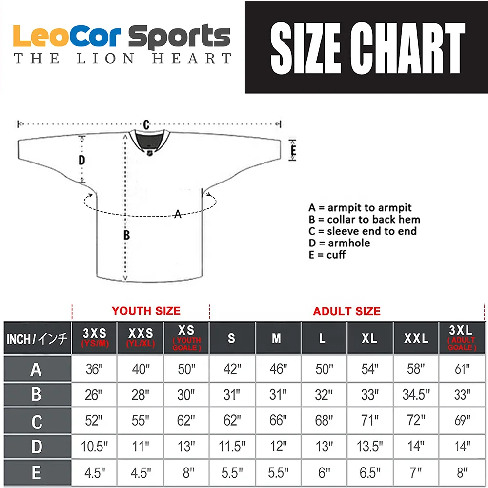 Wholesale Custom Ice Hockey uniform League Team Color Practice Jersey for Junior to Senior Adult and Youth Personalize