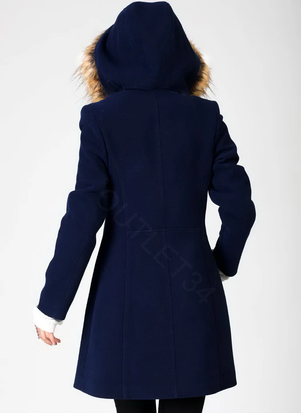 Latest Fashion Winter Long Style Women Granular Wool Coat Long Jackets Clothing Leather Hat agile supply chains