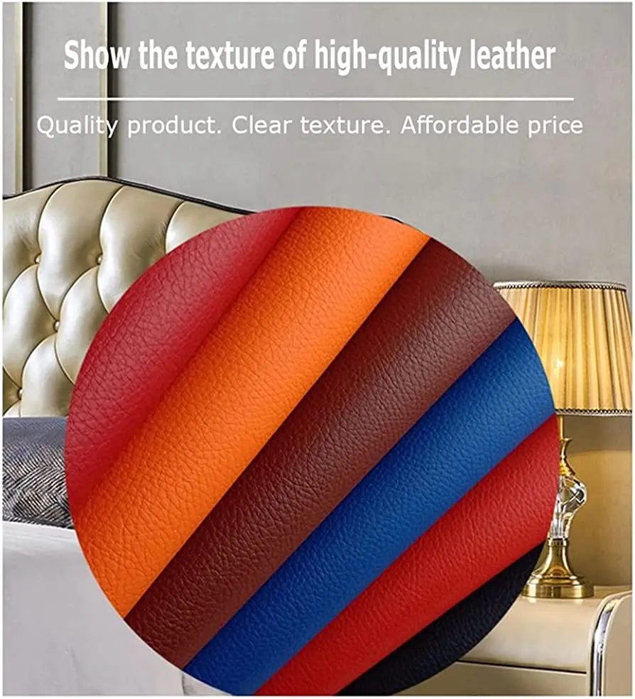 Faux leather Suede Microfiber  Material Fabric PU Leather Synthetic Leather For Car Seat Covers Handbag Sheets Sofa