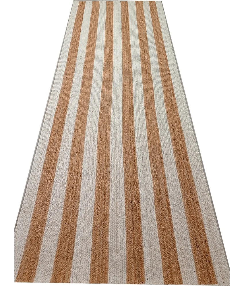 Natural Fibre Jute Area Rug for Living Room I Custom Size_Design_Colour Rug I Add Logo for Rug