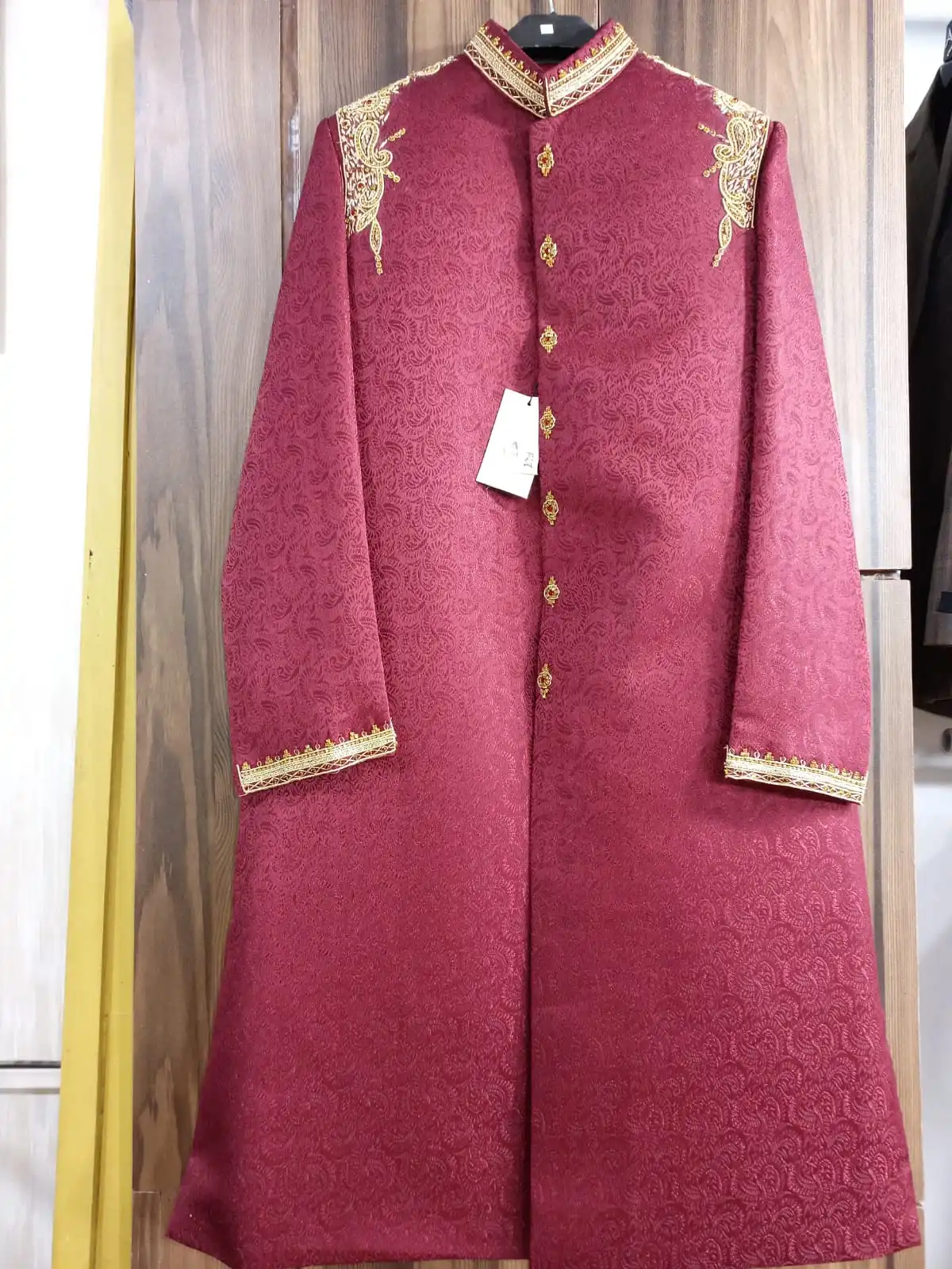 Модная дизайнерская мужская пижама Kurta полный комплект для жениха sherчвани Khoosa Kulla доступен доставки дверей