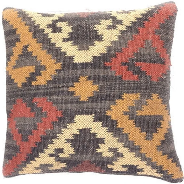 Vintage Hand woven traditional design Cushion Cover Pouf Ottomans Floor cushion custom made production