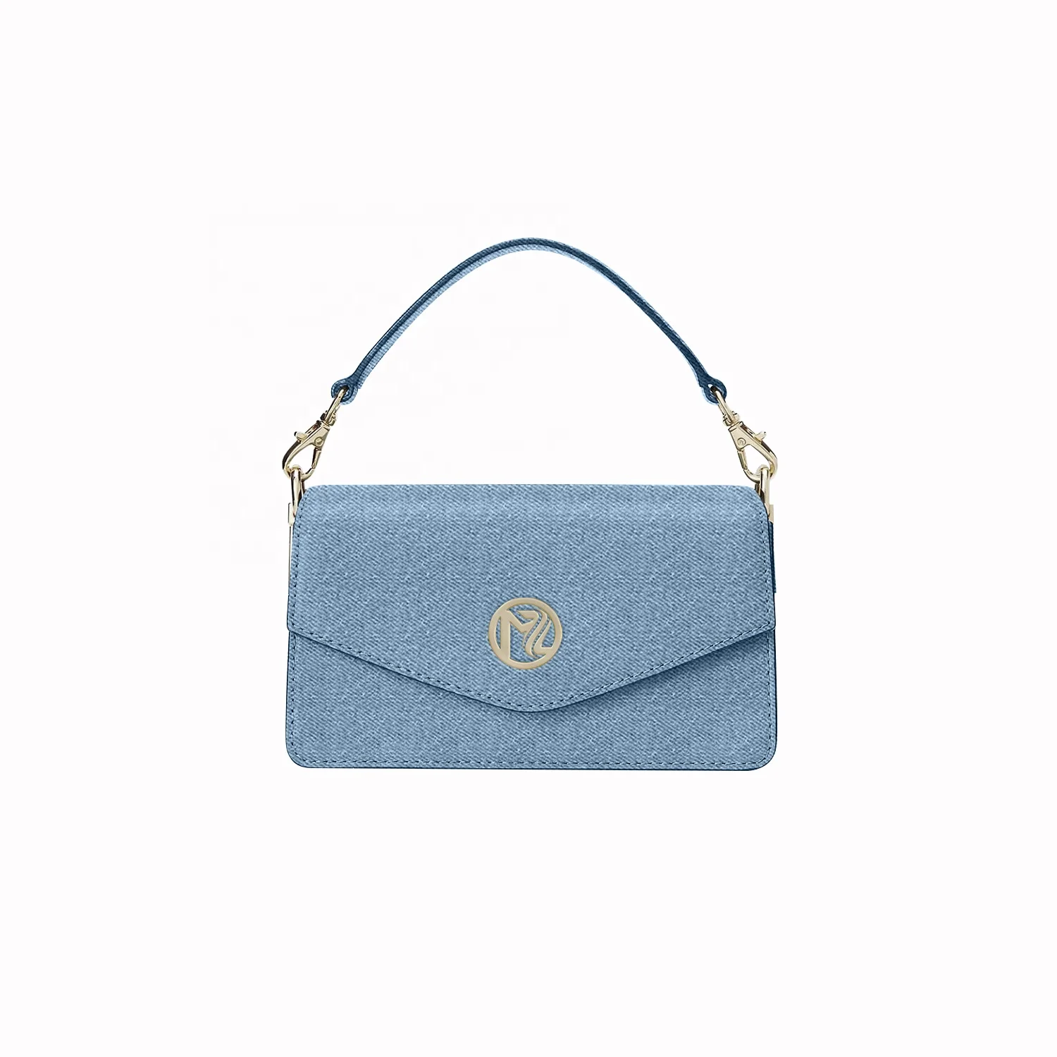 Vintage Denim Canvas Small Shoulder Crossbody Bag Ladies Messenger Bags Custom Handbag With Logo