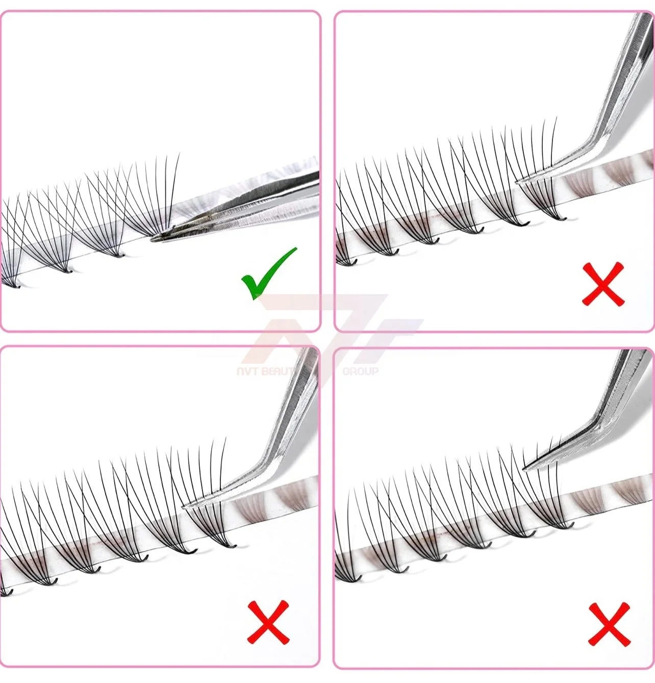 10pcs 14D Three-dimensional Multi-layer Black Hard Artificial Mink Eyelashes Natural False Eyelashes by Lashes Model Number