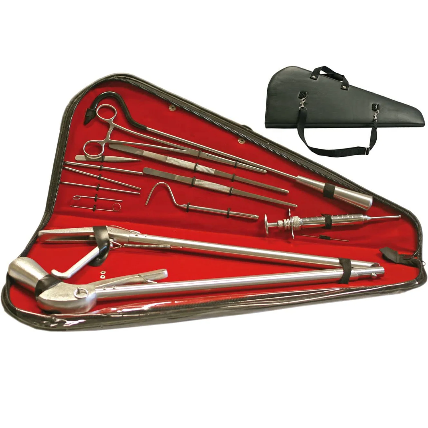 Reptiles Planet Case herpetology Complete Set Handling Grip snake handling tools set snake Catcher Hook Surgical Stick