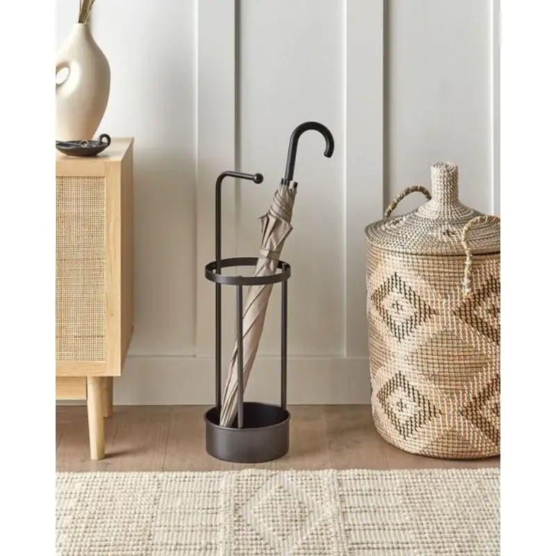 Stylish and spacious handmade metal umbrella stand with premium craftsmanship ideal for contemporary and classic interiors