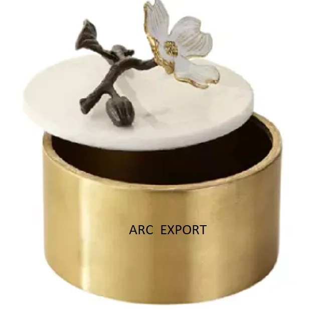 Aluminum With Fancy Designer With Glass Metal Sweets Box With Designer Luxury Spoon Ware Sweets Box For Selling