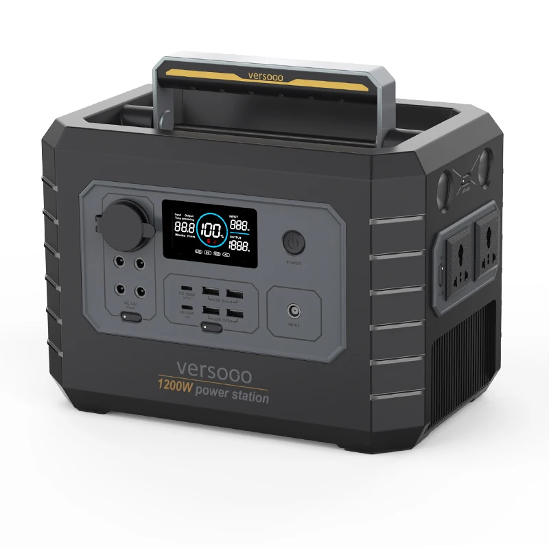 Solar Power 2022 Outdoor Power Supply 110V/220V, 60Hz, 1200W Solar Panel Energy  System Generator Power Outdoor Portable Power Station