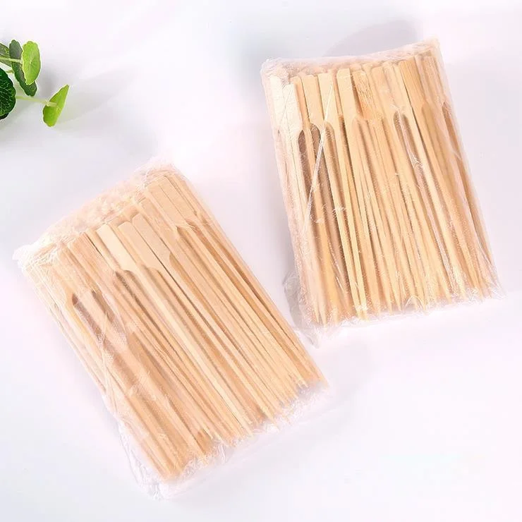 Best Selling round bamboo sticks skewers bamboo skewer with pointed tip Wholesale Bamboo Skewers at cheap price from Vietnam