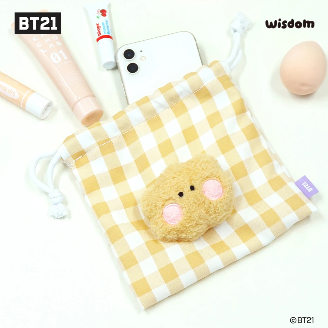 BT21 minini face pouch Delivery from Korea on the fastest way Best Price and Good Product High Quality and Hot Selling
