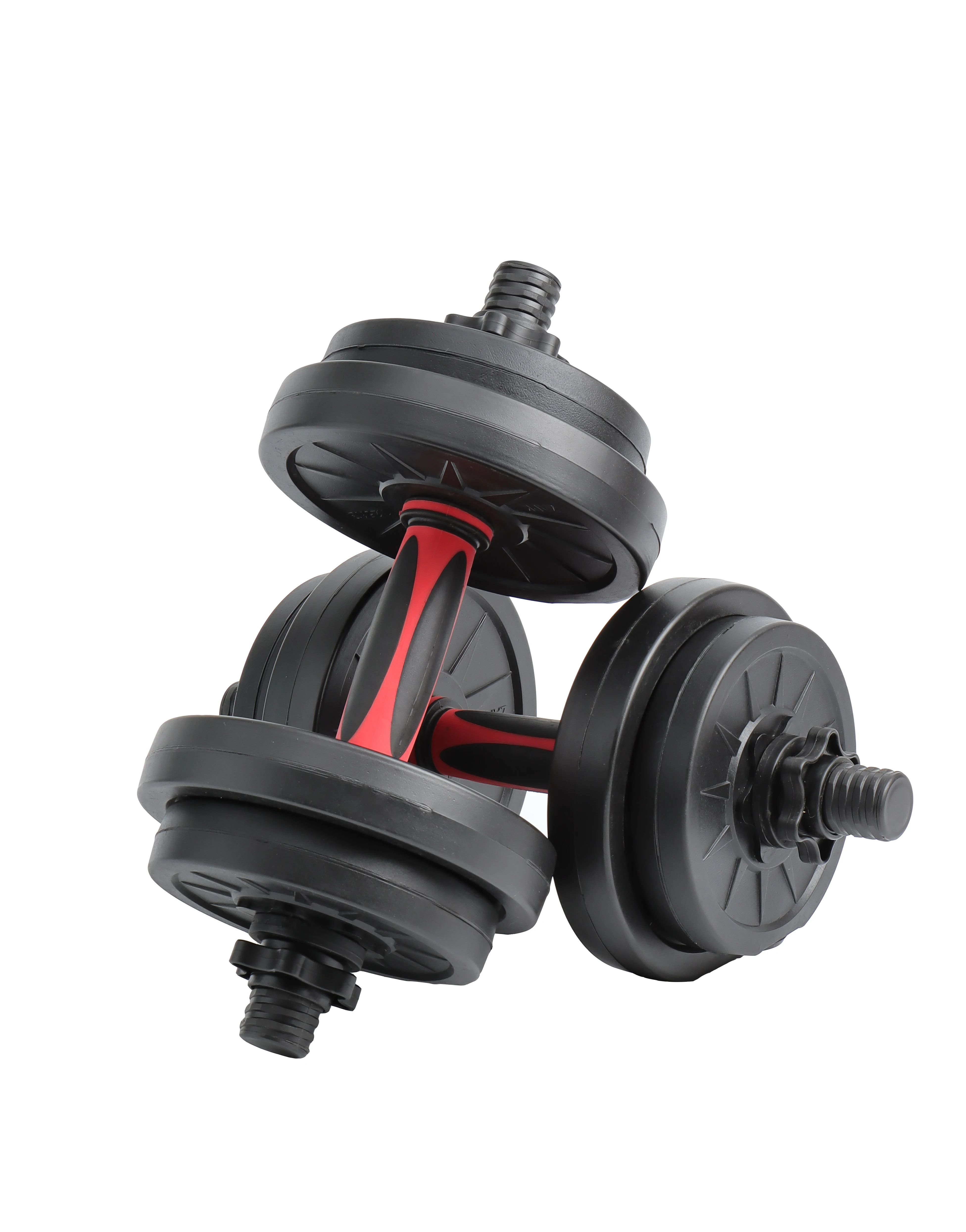 YES OR NO New Mancuernas 30Kg Adjustable Dumbell and barbell set Cement Pvc Dumbbell Combo For The Gym