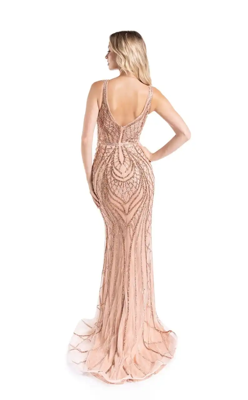 Platinum BLUE Beaded PLUS SZ Gatsby Miss Fisher 1920s flapper beaded party gown wedding dress and embellished dress