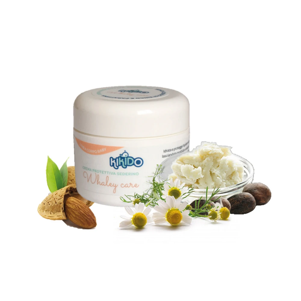 High Quality Italian Baby Organic Protective Cream Kikido Whaley Care Body Skin Bath Child Beauty Personal Care