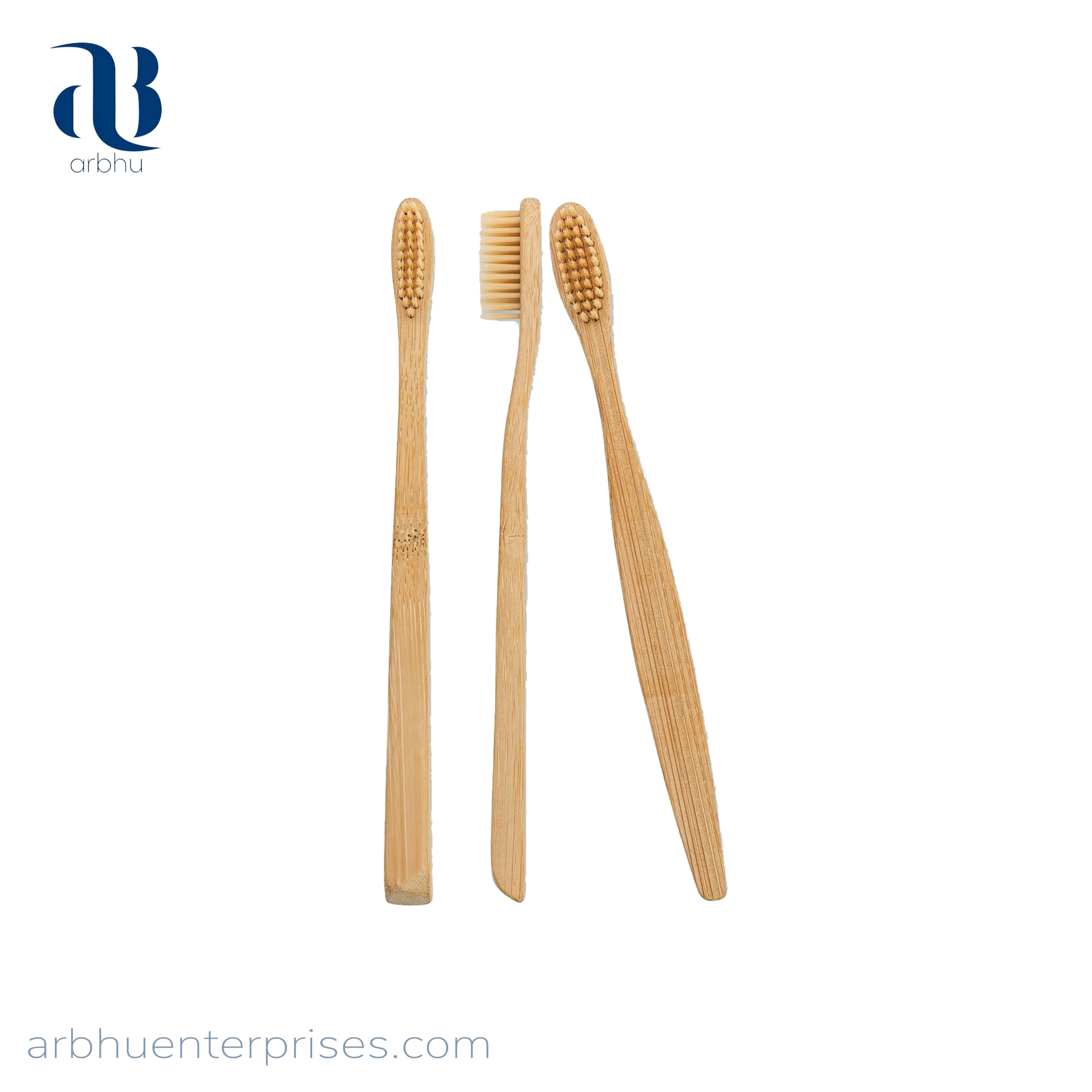 Customized 100% biodegradable eco-friendly soft bamboo toothbrush - Wholesale Disposable Bamboo Colorful Custom Chic Toothbrush