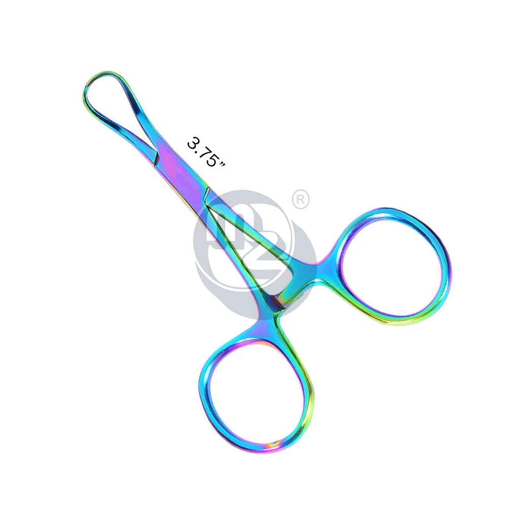 Stainless Steel 14 cm Towel Clamps Curved Bone Reduction Forceps Orthopedic Locking Pliers Veterinary Instrument