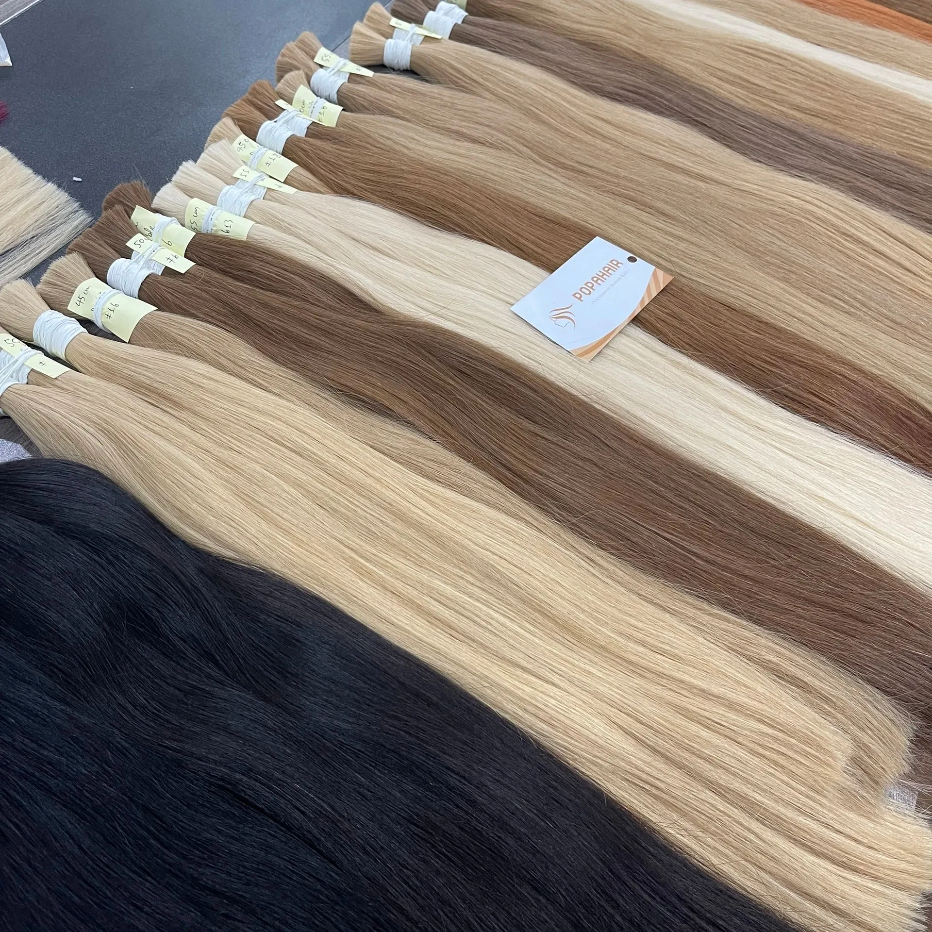 POPA Hair Vietnamese Factory Wholesale Double Drawn Full Cuticle Aligned Virgin Raw 100% natural/Renewable/sustainable