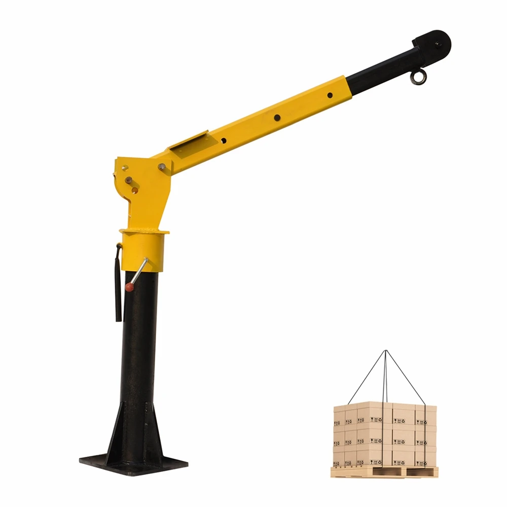 Компактный мини-гидравлический подъемный кран для грузовика 800 кг с электрической системой 12 В постоянного