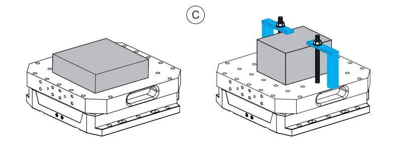 HPEDM EROWA совместимый UPC поддон для Erowa P chuck на роботизированной системе Fanuc HE-U06680
