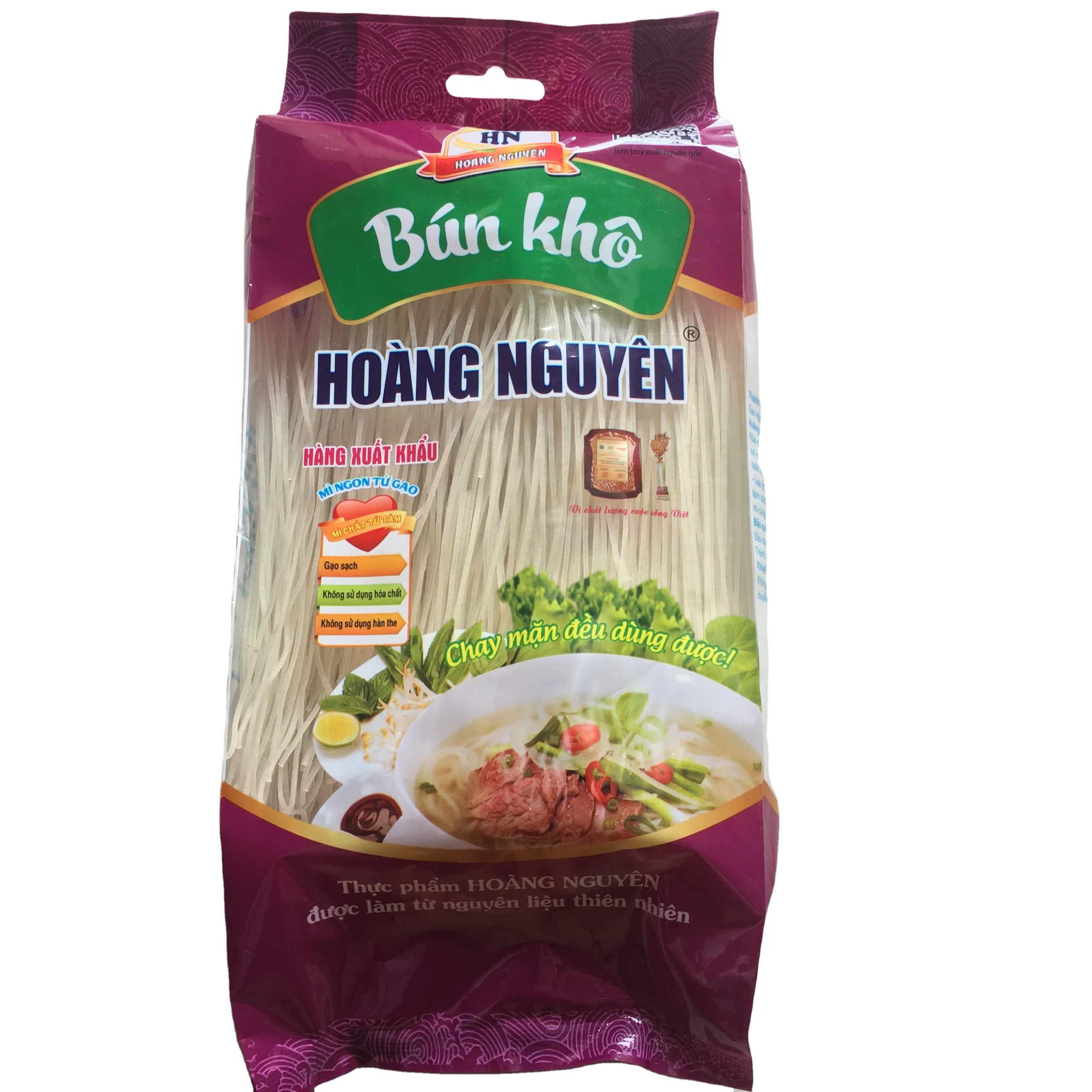 Dried Rice Noodle Good Flavor Customized Service Food OCOP Bag Asia Manufacturer