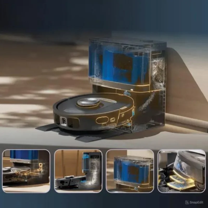 NEW Shark PowerDetect 2-in-1 Robot Vacuum and Mop Ideal for Pet Hair Removal with NeverTouch Base