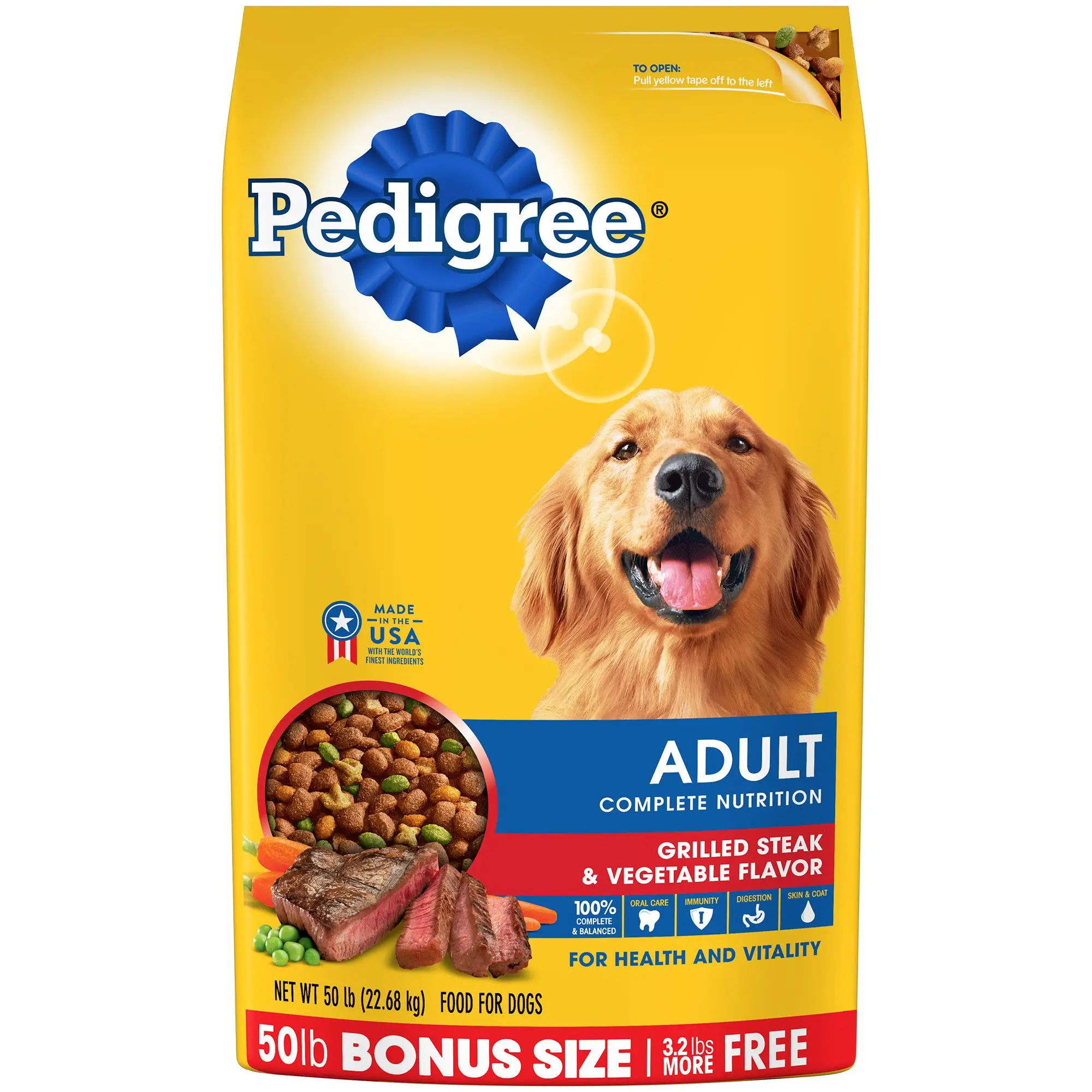 Cheap High Quality Customized Printed Wholesale Pedigree dog food 1.5kg Pedigree Pet Food for sale