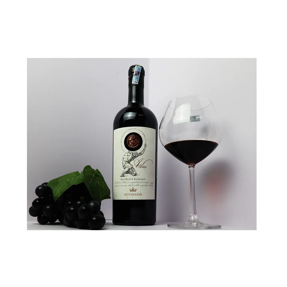 Flavor Dry Style Vintage Origin Package Merlot Type Bulk Prices Attanasio Atlas Old Blend Barrique Wines from Italy
