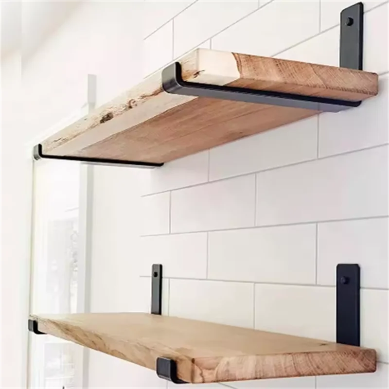 Factory Floating Shelf Bracket 6 Inch T Black Hidden Brackets For Shelves