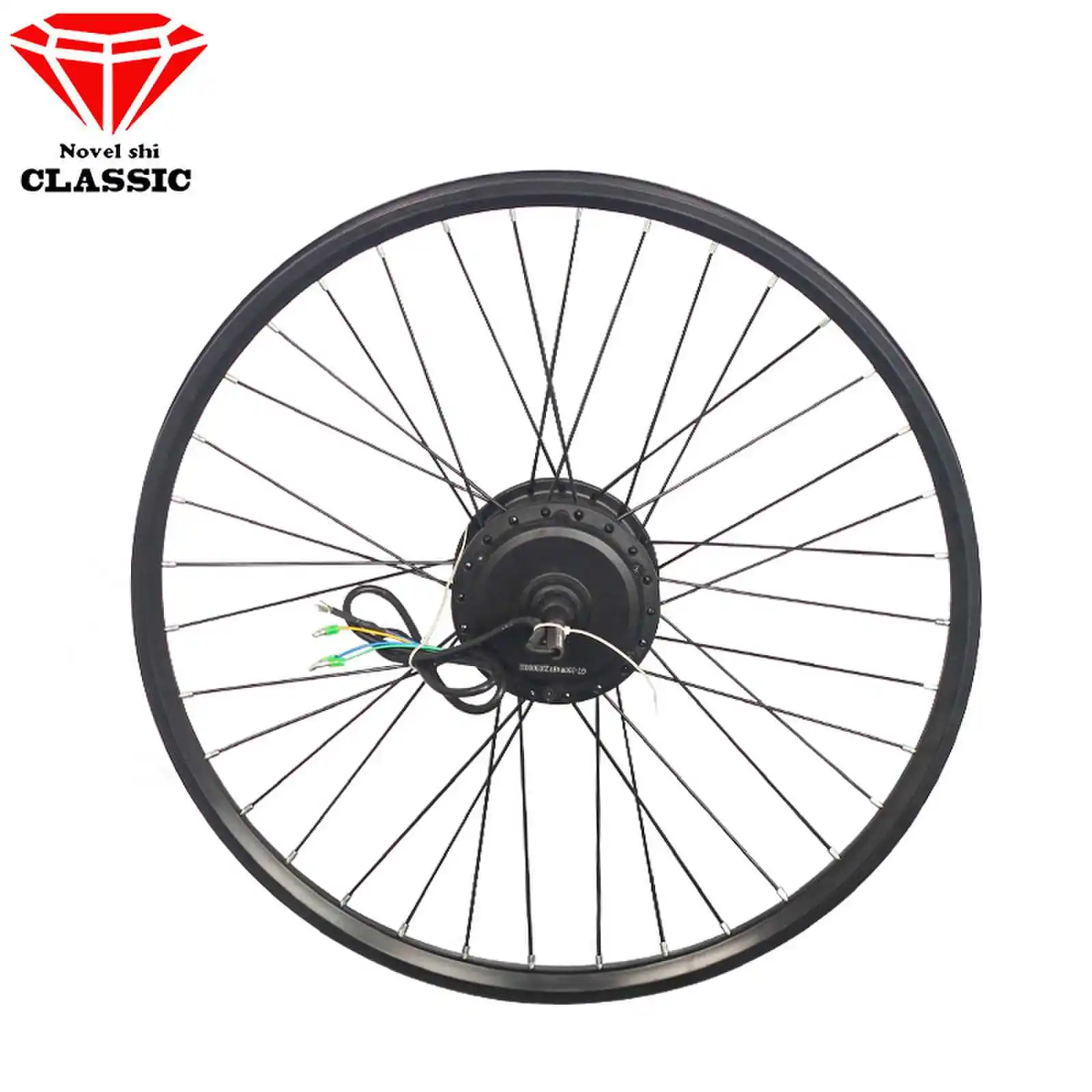 1000W Brushless Keyde gearless hub motor e bike kit electric bicycle parts with wheel