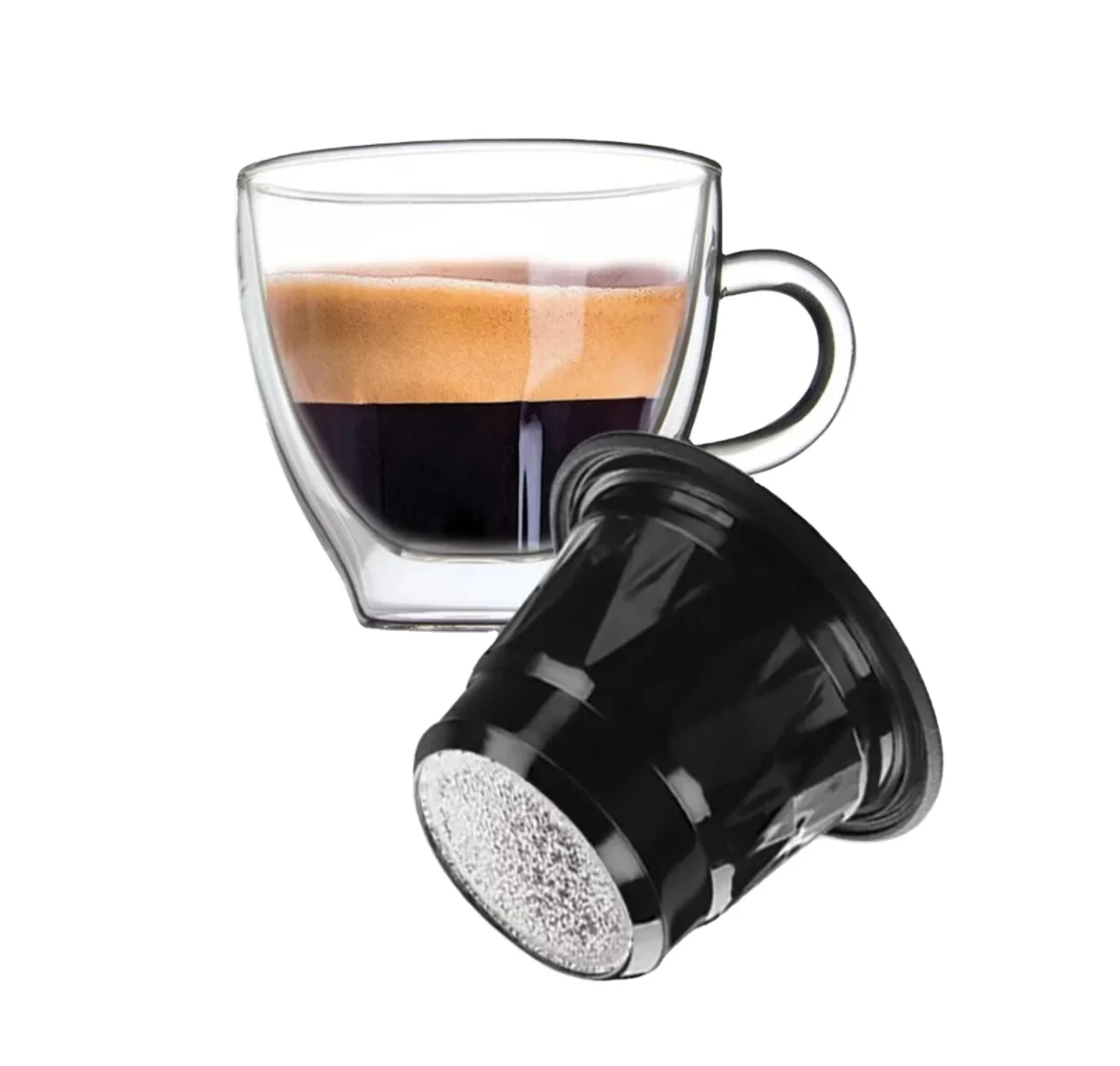 Malaysia-Manufactured Arabica & Robusta Blend Decaffeinated Espresso Capsules Mellow Taste Instant Coffee 0.052kg Packaged Box