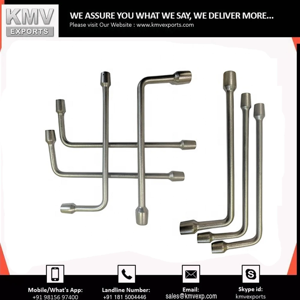 Best Quality CRV Steel Zinc Finished Tapper Wrench Set Chrome Adjustable L Type Spanner Quality Assured Industrial Wrench