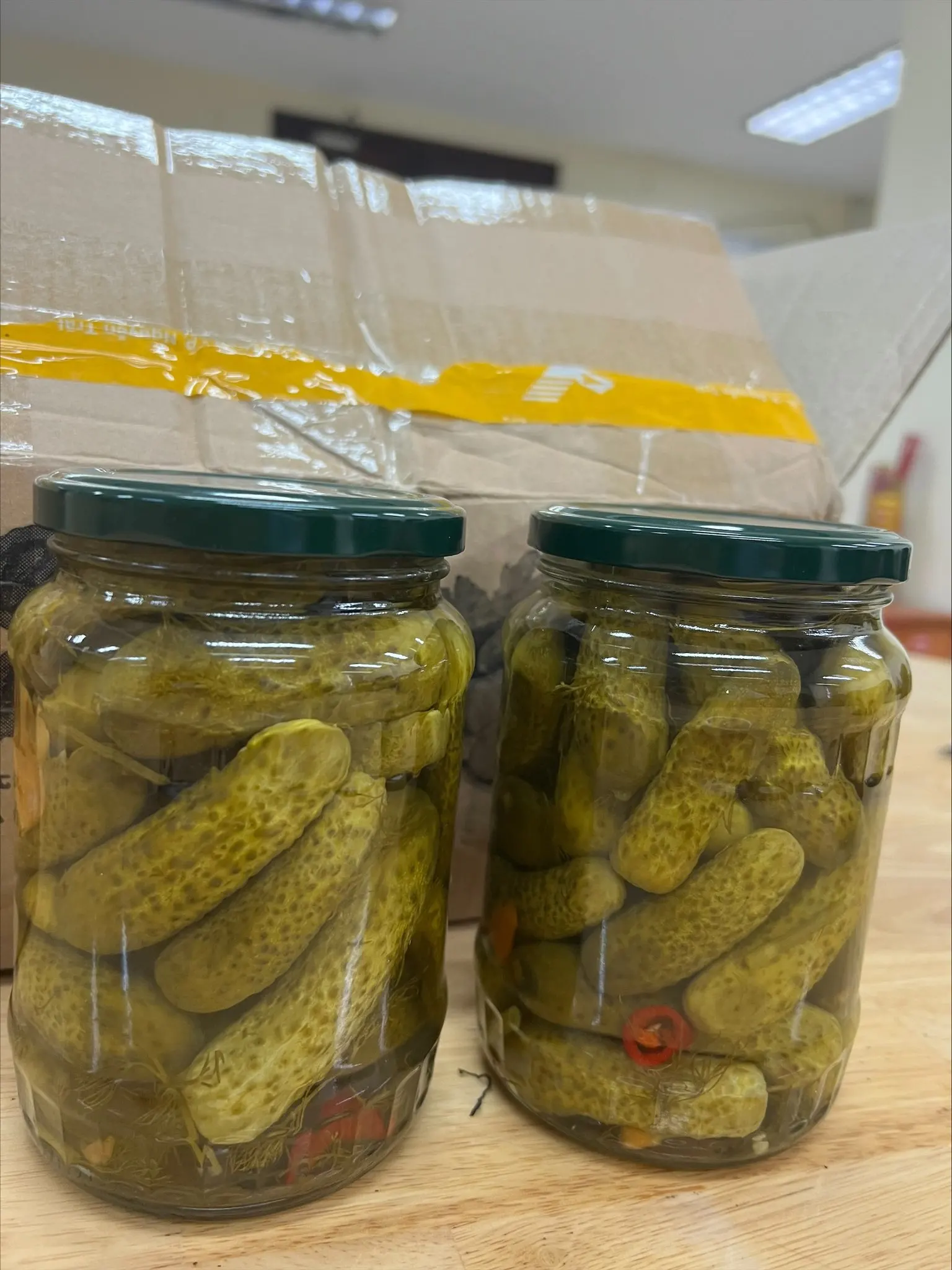 Cheap Canned Cucumber In Glass Jar Vietnam Pickled Gherkin Crunchiness For Sale with low Price Akina