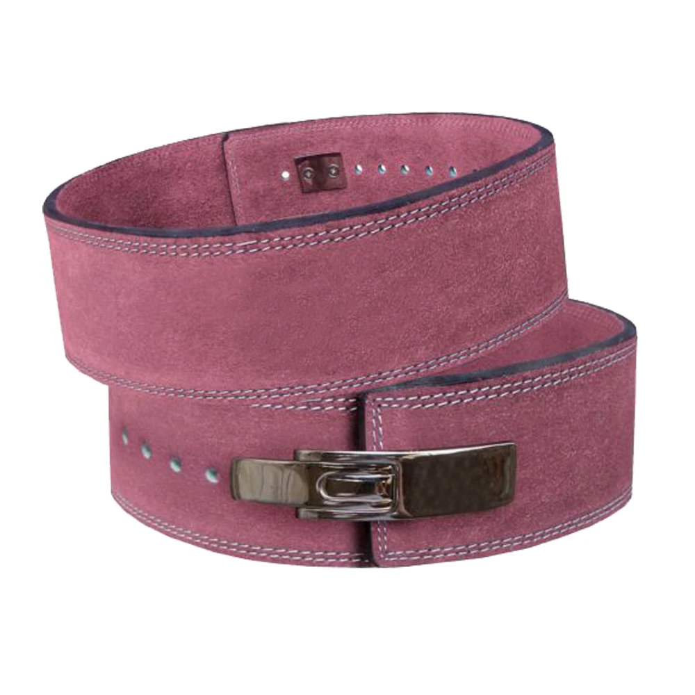 Custom Logo Fitness 10 MM Lumber Back Weightlifting Cowhide Leather Weight Power lifting Lifting Lever Gym Belt Men