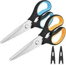 2023 New Arrivals Stainless Steel Household Scissors Multifunction Blue Kitchen Scissor Shears Vegetable Meat Scissors