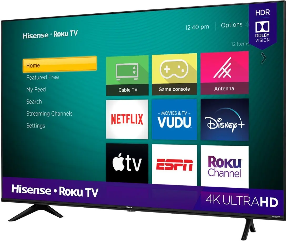 Премиум продаж для Hisenses 55 дюймов класс R6 Smart Tv Hdr 4k Uhd Roku готов к отправке с заводской гарантией