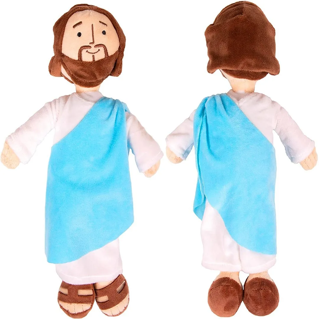 Ester Christian Gifts Religious Soft 30cm Jesus Savior Virgin Mary Plush Toy For Children