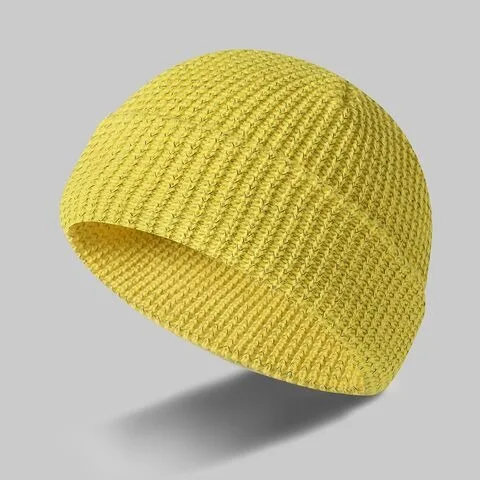 Wholesale Men Acrylic Knitted Winter Night Running Outdoor Sports Reflective Beanie Hat MS-BC-046