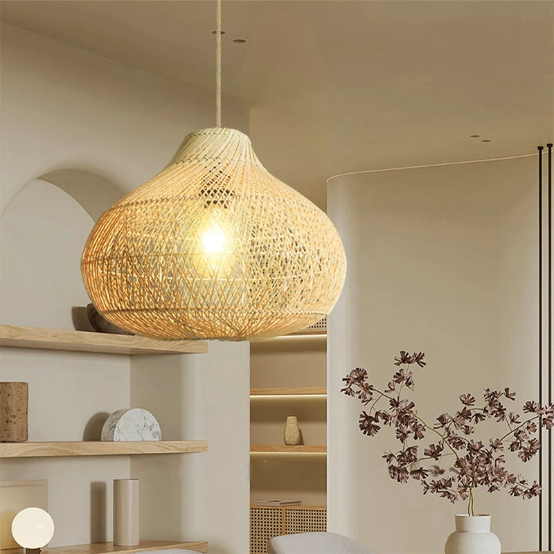 Basic Style Rattam Lampshade Holiday Chandelier Pendant Lightings Handmade Vietnam Wholesale Cheap Price Decorative Christmas 50
