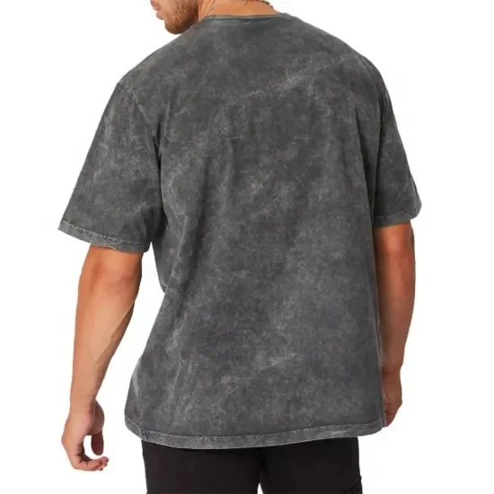 Acid Wash high quality vintage t shirt wholesale
