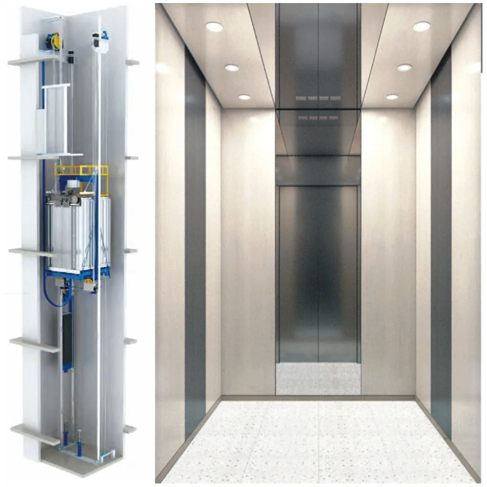 Deluxe Car Design Residential Electric Elevators for Home Interior 3/4/5/6 Floors 4/6/8 Persons