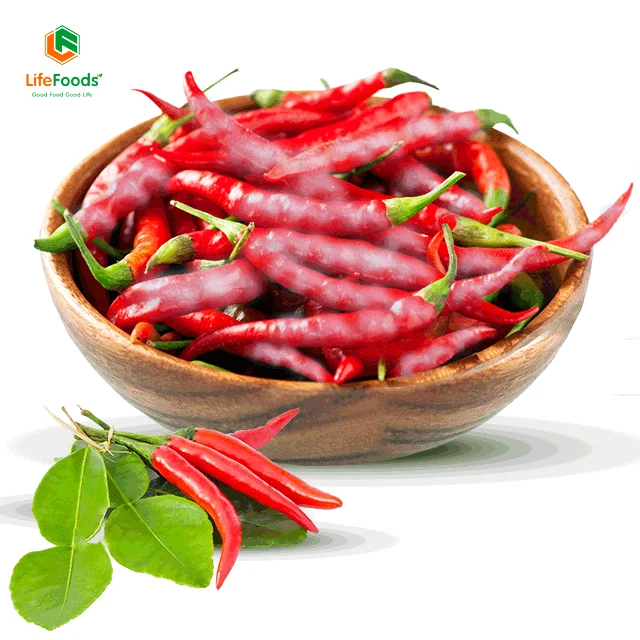 Style origin shelf package vacuum life bag ODM support wholesales frozen vegetables IQF Chili Lifefoods from Vietnam