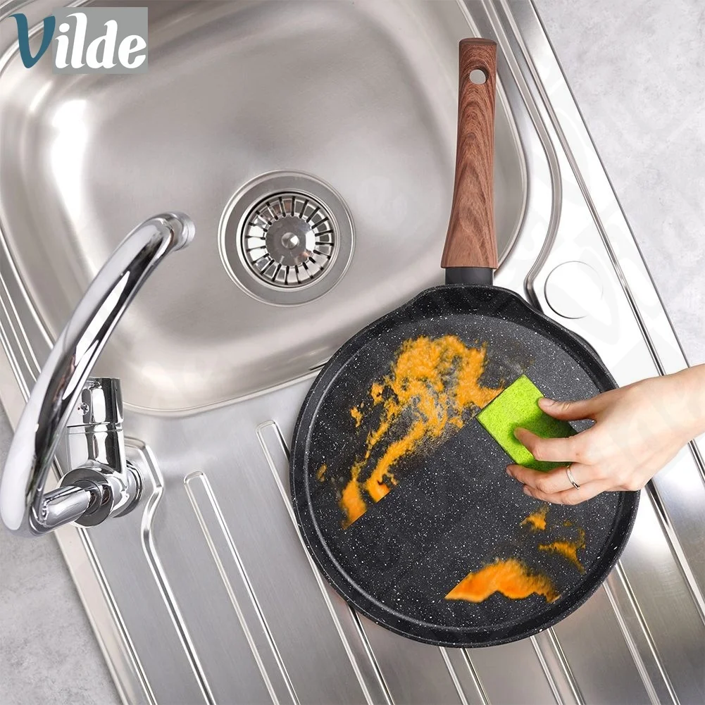 Crepe Pan Granite Non-Stick BLACK&WOOD 26 cm