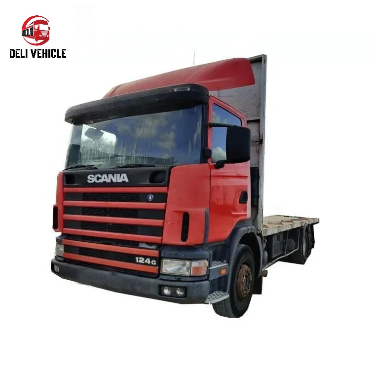 Second hand  6x2 360HP Truck for SCANIA  P124  Used Trailer Truck