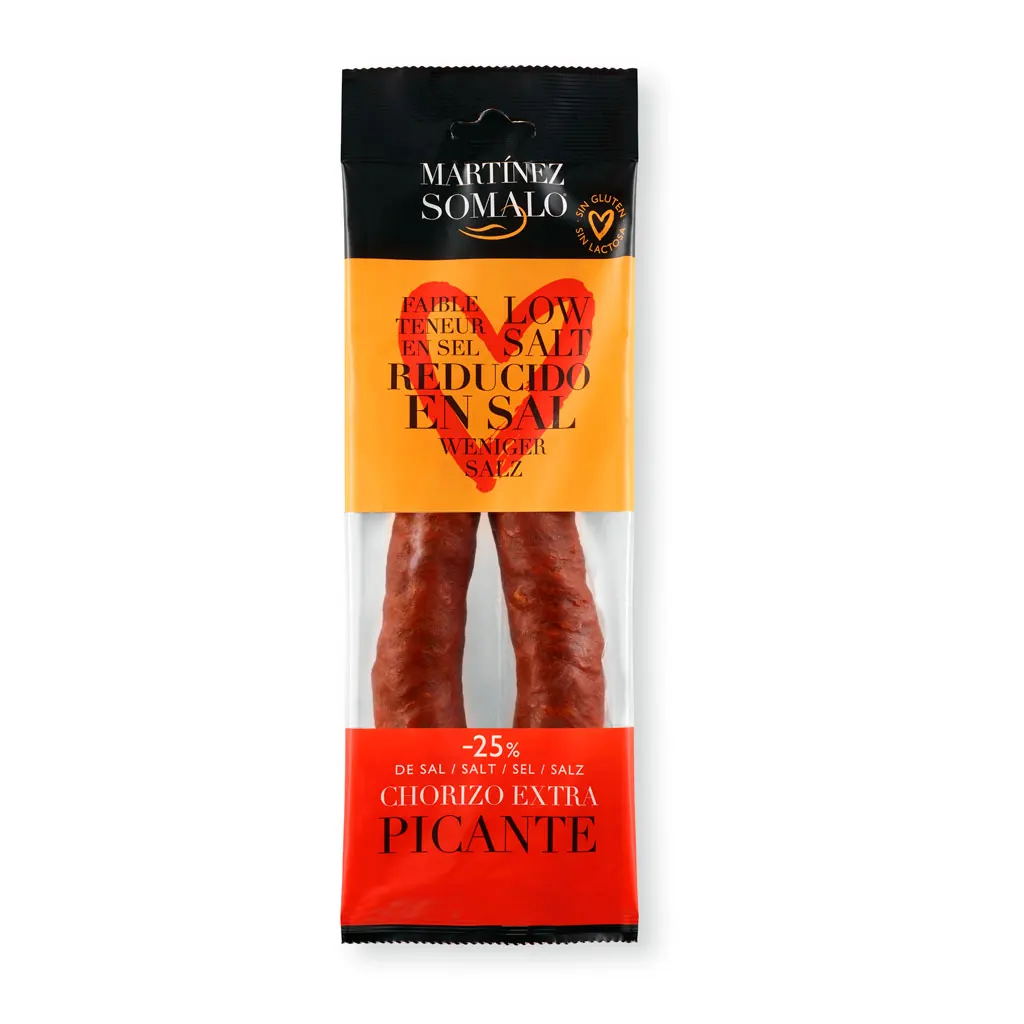 CHORIZO RING LOW SALT SPICY 230 g