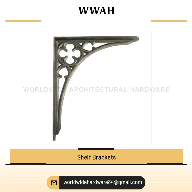 Best Quality New Arrival Top Wholesale Selling Brass/ Cast Iron Material OEM Private Label Home Office Use Wall Shelf Brackets
