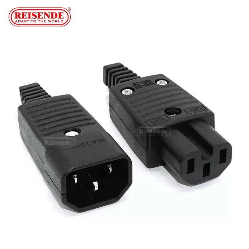 IEC320 C14 C15 AC PDU/UPS Wired Power Outlet Socket Cable Assemble Install Electrical Panel Receptacle AC Socket 250V 10A